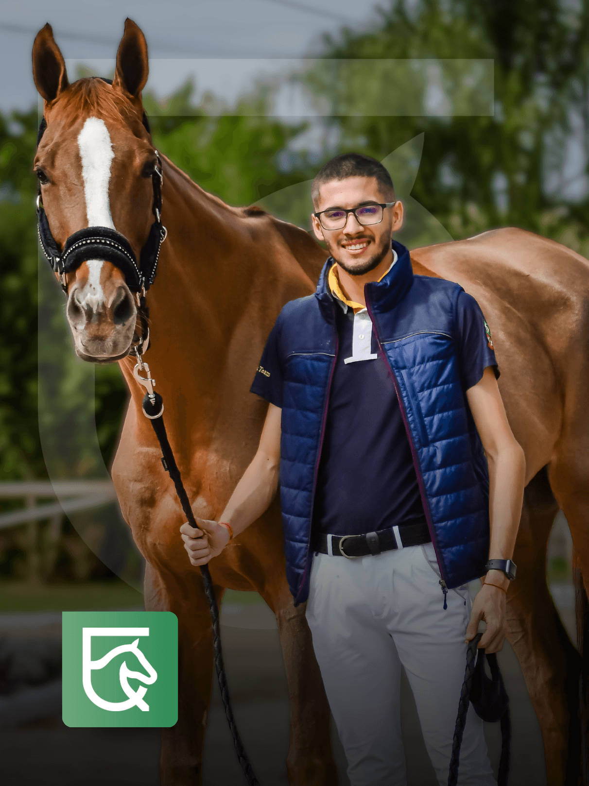 Tela do atleta visualizando suas aulas e pagamentos na Área do Atleta do Equites